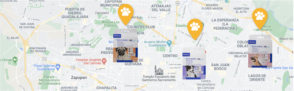 Encuentra el producto en la clínica veterinaria más cercana